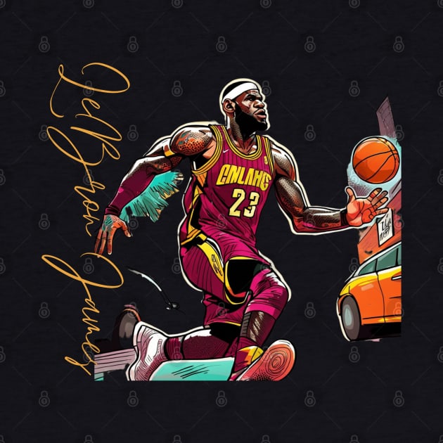 Lebron James goat Victor illustration artwork by Nasromaystro